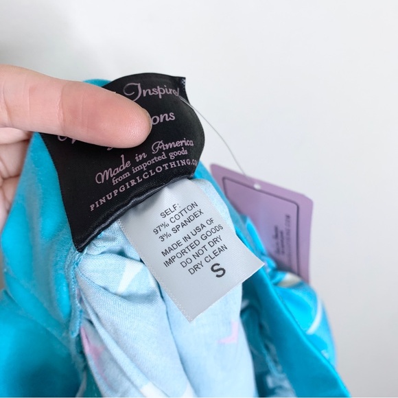 NEW Pinup Girl / Pinup Couture Bella Gathered Swing Skirt (Sz S) Vegas Border - Picture 7 of 7